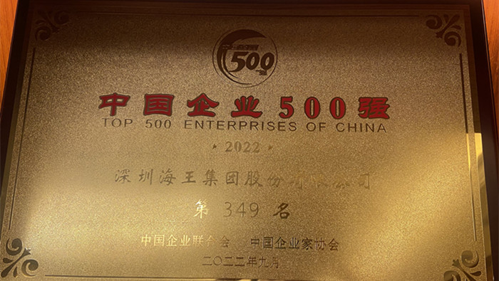 sunbet集团位列2022中国企业500强第349位、2022中国民营企业500强第155位 